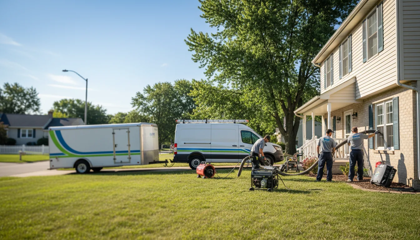 Flooded Basement Restoration And Cleanup With Repair in Iuka, IL near me